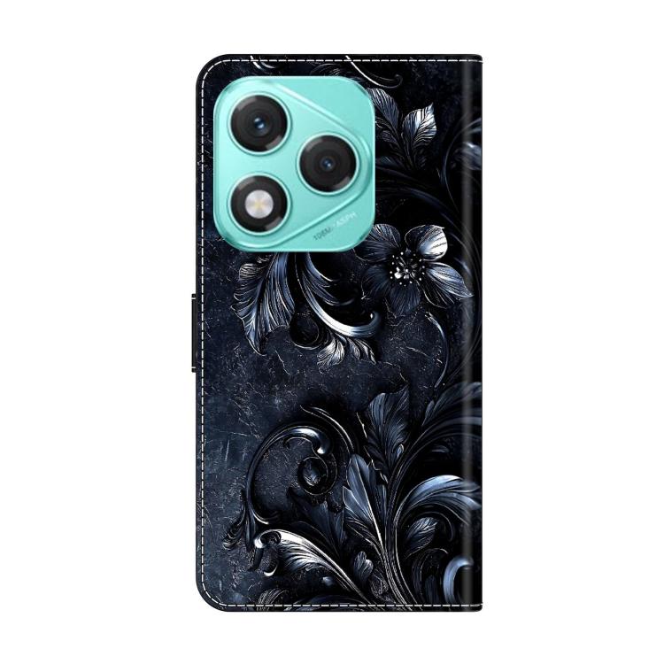 For Honor 400 Lite Global Crystal-Like Painted Vegan Leather Phone Case