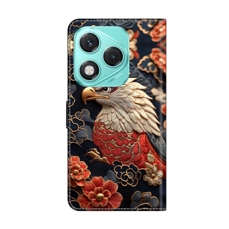 For Honor 400 Lite Global Crystal-Like Painted Vegan Leather Phone Case