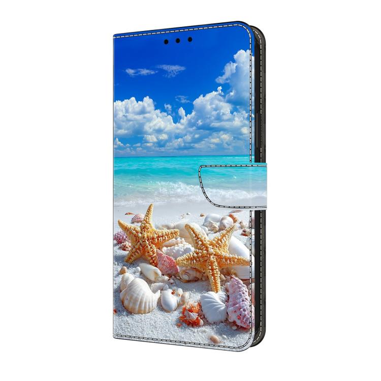 For Honor 400 Lite Global Crystal-Like Painted Vegan Leather Phone Case
