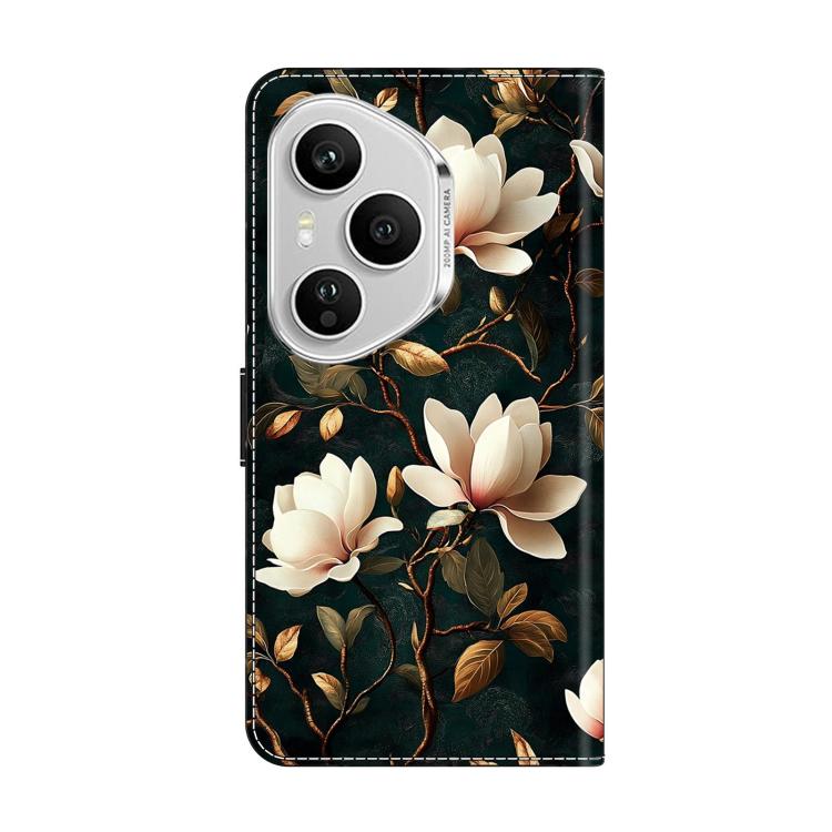 For Honor 400 Pro Global 160.8mm Crystal-Like Painted Vegan Leather Phone Case