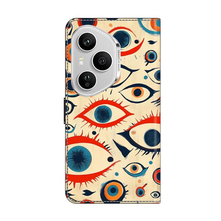 For Honor 400 Pro Global 160.8mm Crystal-Like Painted Vegan Leather Phone Case