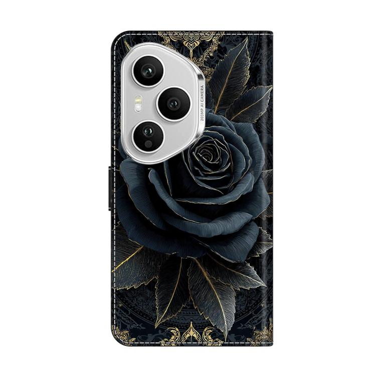 For Honor 400 Pro Global 160.8mm Crystal-Like Painted Vegan Leather Phone Case