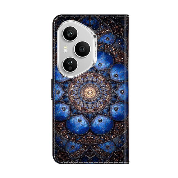 For Honor 400 Pro Global 160.8mm Crystal-Like Painted Vegan Leather Phone Case