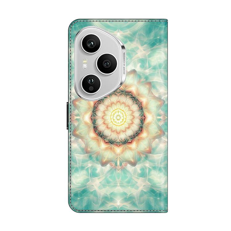 For Honor 400 Pro Global 160.8mm Crystal-Like Painted Vegan Leather Phone Case