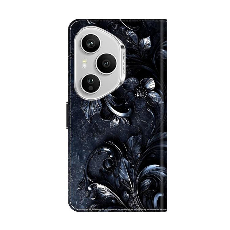 For Honor 400 Pro Global 160.8mm Crystal-Like Painted Vegan Leather Phone Case
