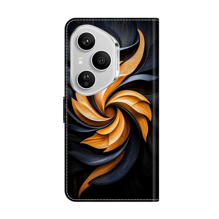 For Honor 400 Pro Global 160.8mm Crystal-Like Painted Vegan Leather Phone Case