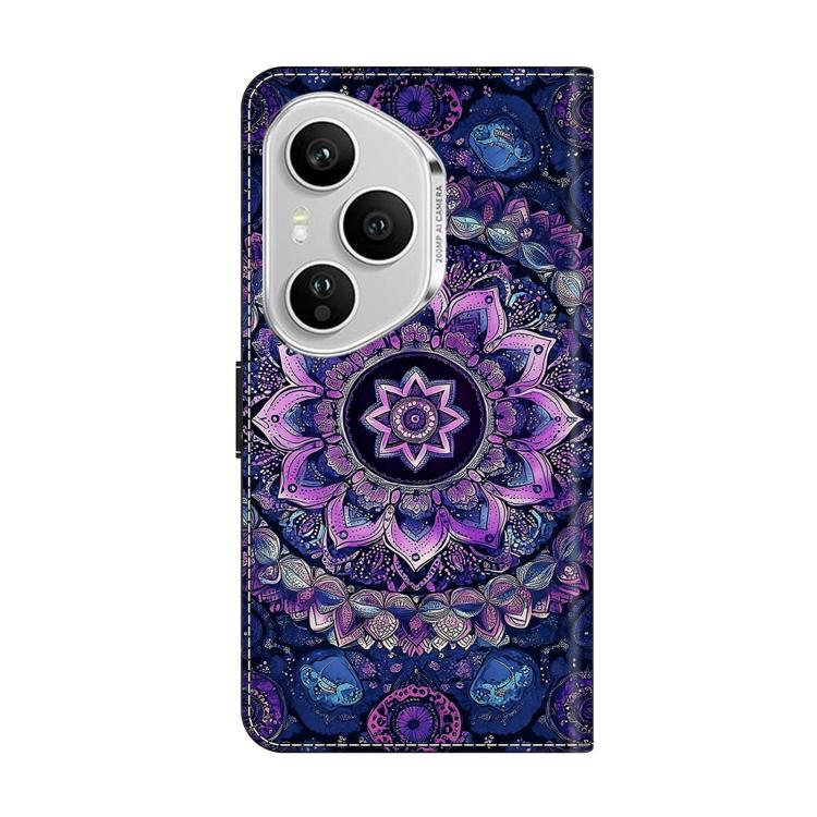 For Honor 400 Pro Global 160.8mm Crystal-Like Painted Vegan Leather Phone Case