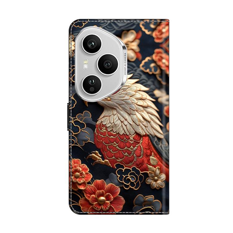 For Honor 400 Pro Global 160.8mm Crystal-Like Painted Vegan Leather Phone Case