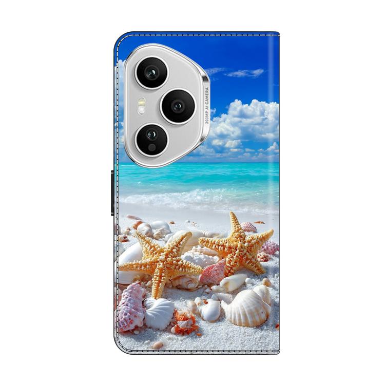 For Honor 400 Pro Global 160.8mm Crystal-Like Painted Vegan Leather Phone Case