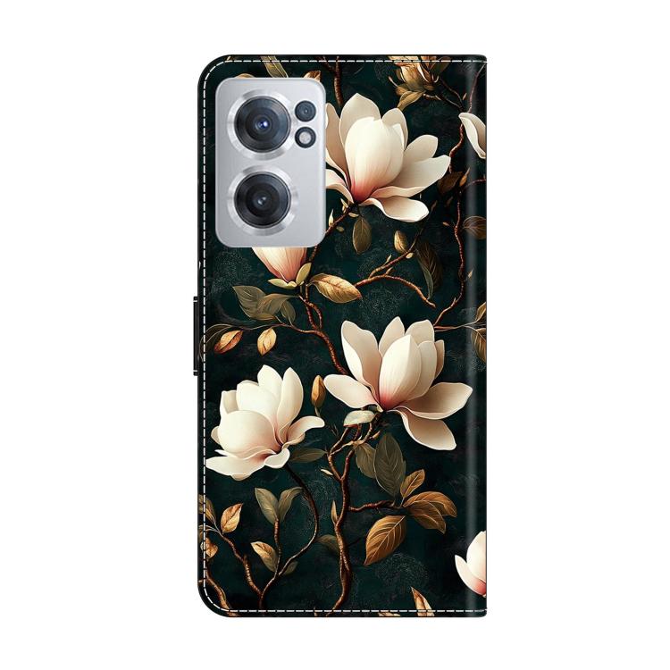 For OnePlus Nord CE 2 5G Crystal-Like Painted Vegan Leather Phone Case