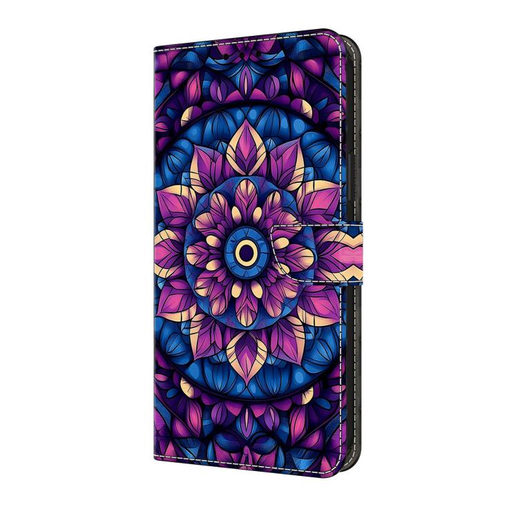 For OnePlus Nord CE 2 5G Crystal-Like Painted Vegan Leather Phone Case