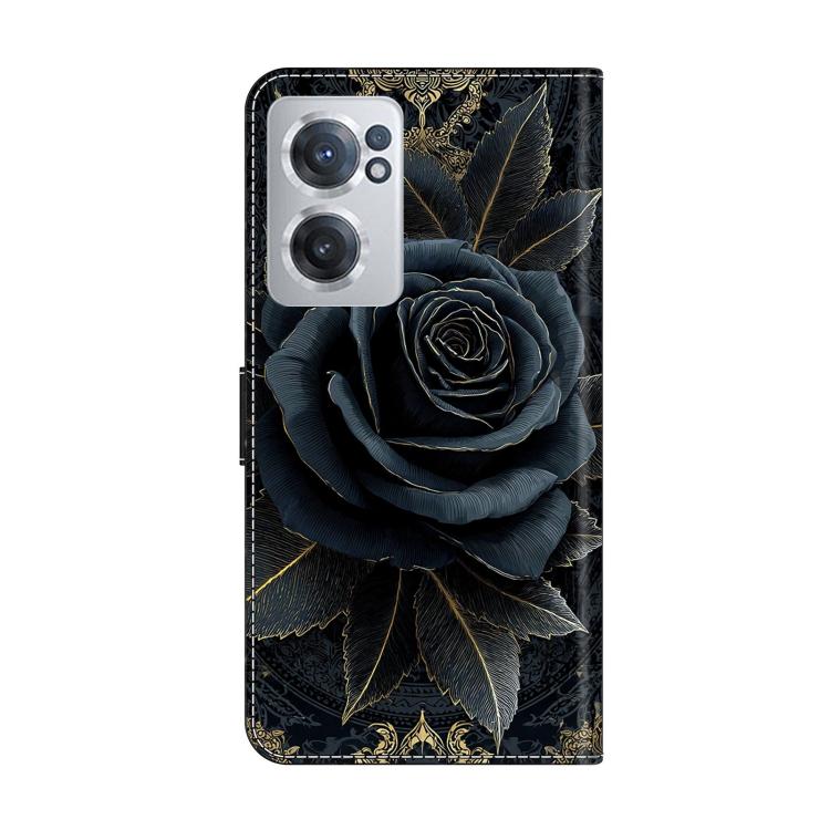 For OnePlus Nord CE 2 5G Crystal-Like Painted Vegan Leather Phone Case