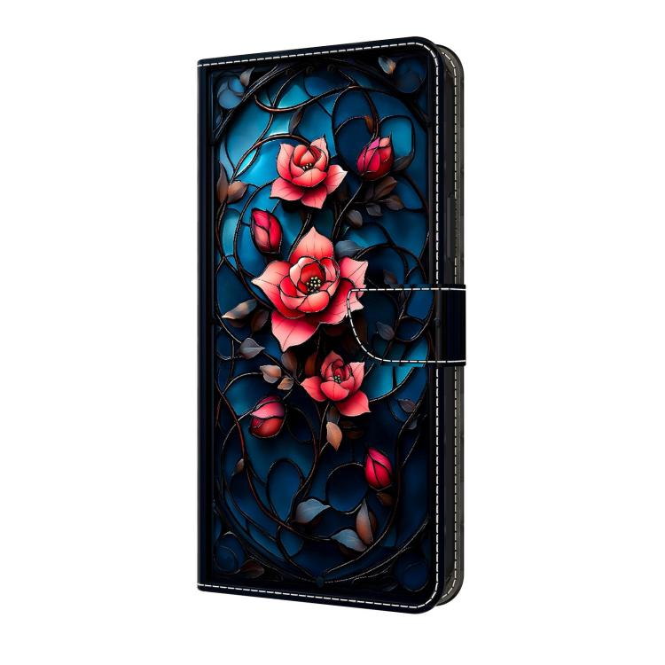 For OnePlus Nord CE 2 5G Crystal-Like Painted Vegan Leather Phone Case