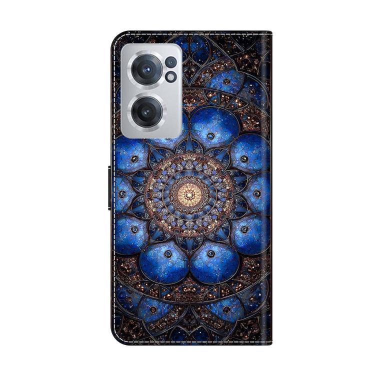 For OnePlus Nord CE 2 5G Crystal-Like Painted Vegan Leather Phone Case