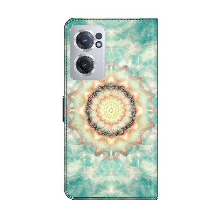 For OnePlus Nord CE 2 5G Crystal-Like Painted Vegan Leather Phone Case