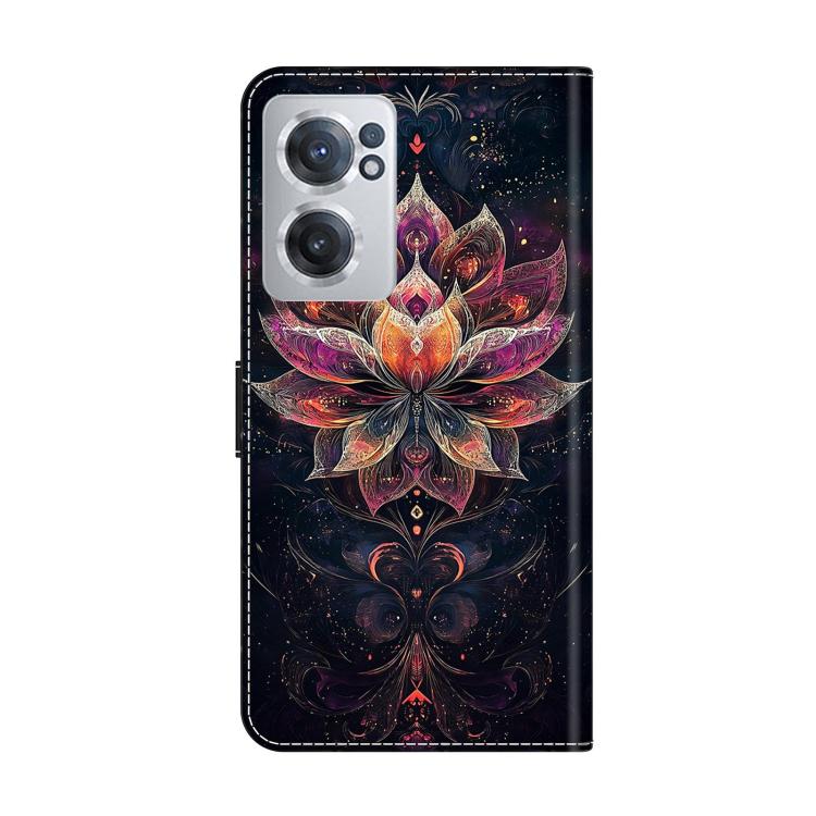 For OnePlus Nord CE 2 5G Crystal-Like Painted Vegan Leather Phone Case