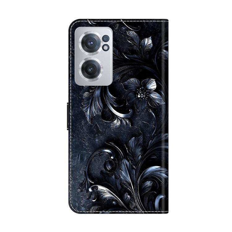 For OnePlus Nord CE 2 5G Crystal-Like Painted Vegan Leather Phone Case