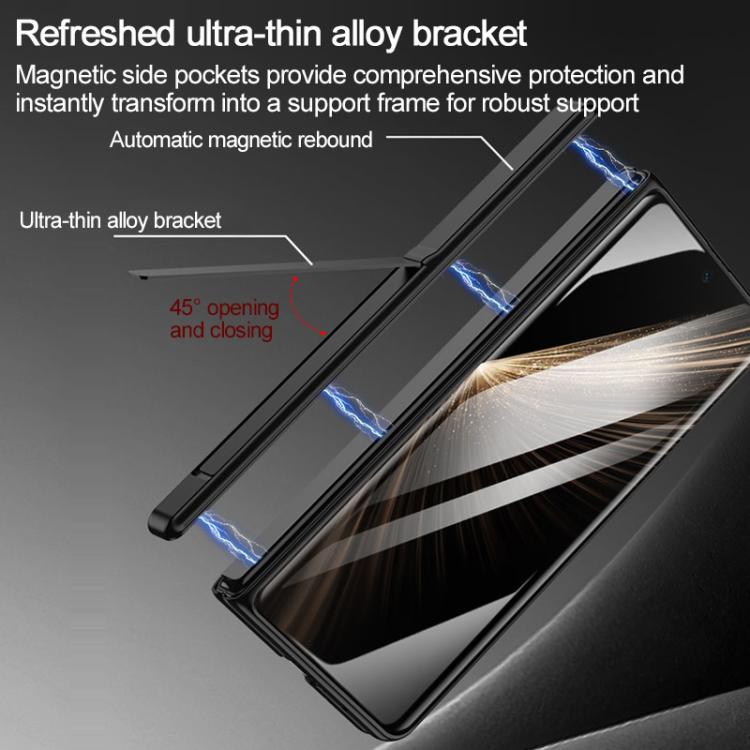 For Honor Magic V5 GKK Integrated Ultra-thin Magnetic Folding Phone Case