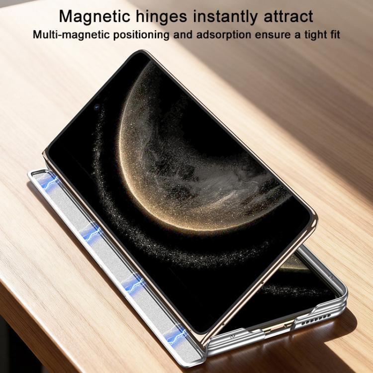 For Huawei Mate X6 GKK Change to 17 Pro Series Vegan Leather Magnetic Phone Case