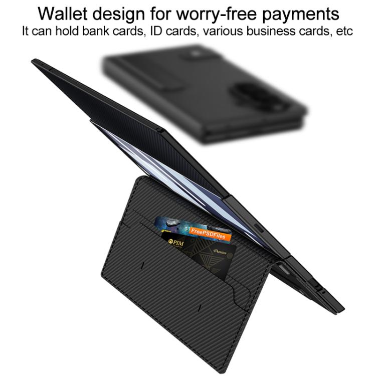 For Galaxy Z TriFold GKK Integrated Full Cover Flip Phone Case with Slotted Holder
