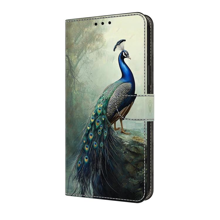 For Redmi K70E Crystal-Like Painted Vegan Leather Phone Case