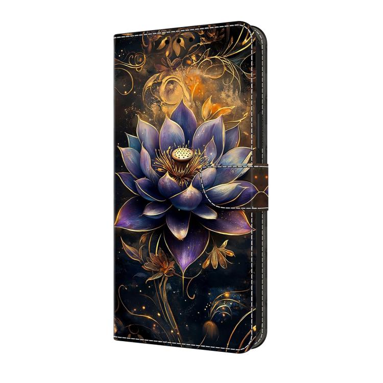 For Redmi Note 13 Pro+ Crystal-Like Painted Vegan Leather Phone Case