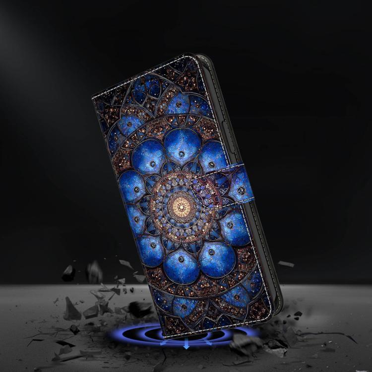 For Redmi Note 13 Pro+ Crystal-Like Painted Vegan Leather Phone Case