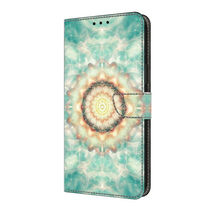 For Redmi Note 13 Pro+ Crystal-Like Painted Vegan Leather Phone Case