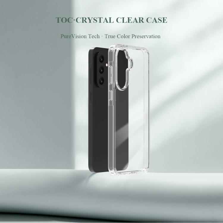 For Galaxy A56 5G LeReach TOC Clear Series Dual-Composite Armor TPU + Acrylic Shockproof Phone Case