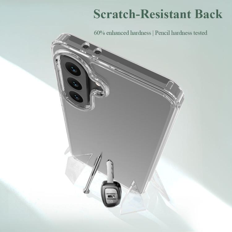 For Galaxy A56 5G LeReach TOC Clear Series Dual-Composite Armor TPU + Acrylic Shockproof Phone Case