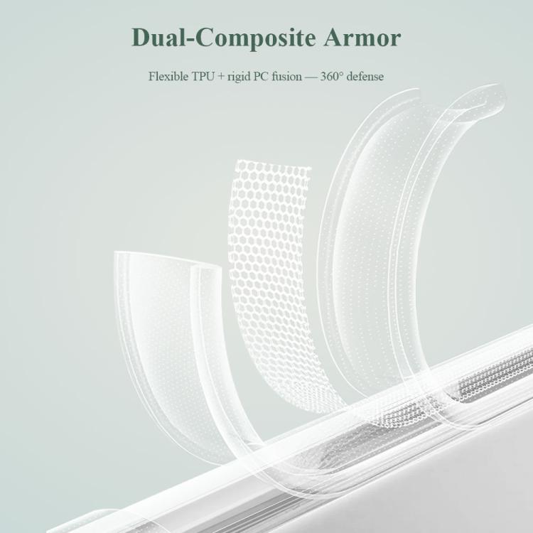 For Galaxy A56 5G LeReach TOC Clear Series Dual-Composite Armor TPU + Acrylic Shockproof Phone Case