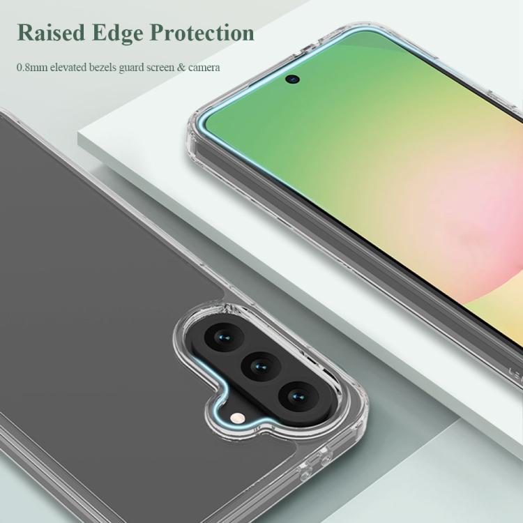 For Galaxy A56 5G LeReach TOC Clear Series Dual-Composite Armor TPU + Acrylic Shockproof Phone Case