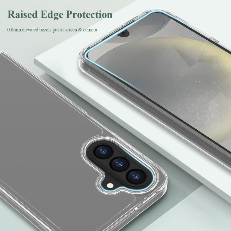 For Galaxy A17 5G LeReach TOC Clear Series Dual-Composite Armor TPU + Acrylic Shockproof Phone Case