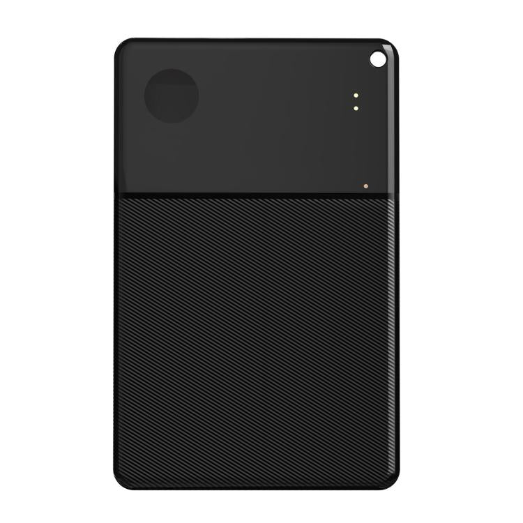 S22 Ultra-thin Card Type Mini GPS Global Smart Bluetooth Location Tracker Anti-lost Device - Black