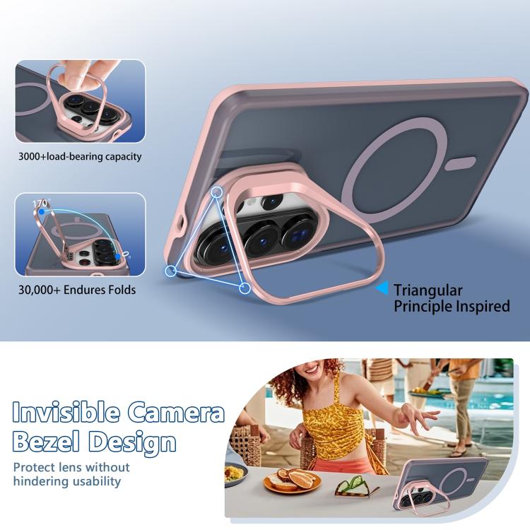 For Galaxy S26 Ultra 5G Metal Camera Holder Skin Matte Magnetic Phone Case