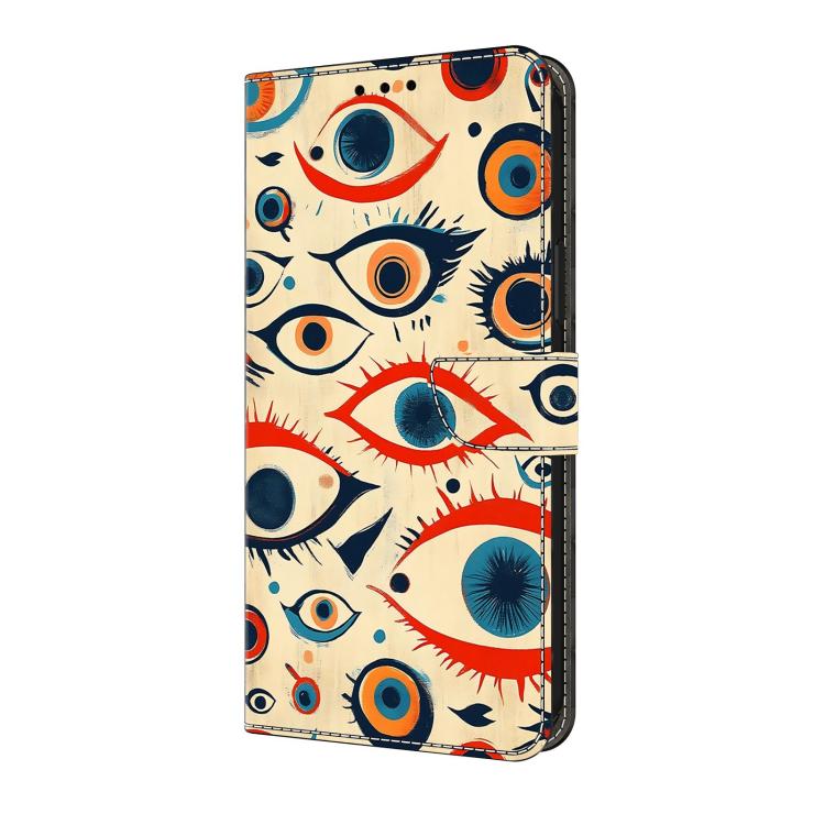 For Sony Xperia 1 V Crystal-Like Painted Vegan Leather Phone Case