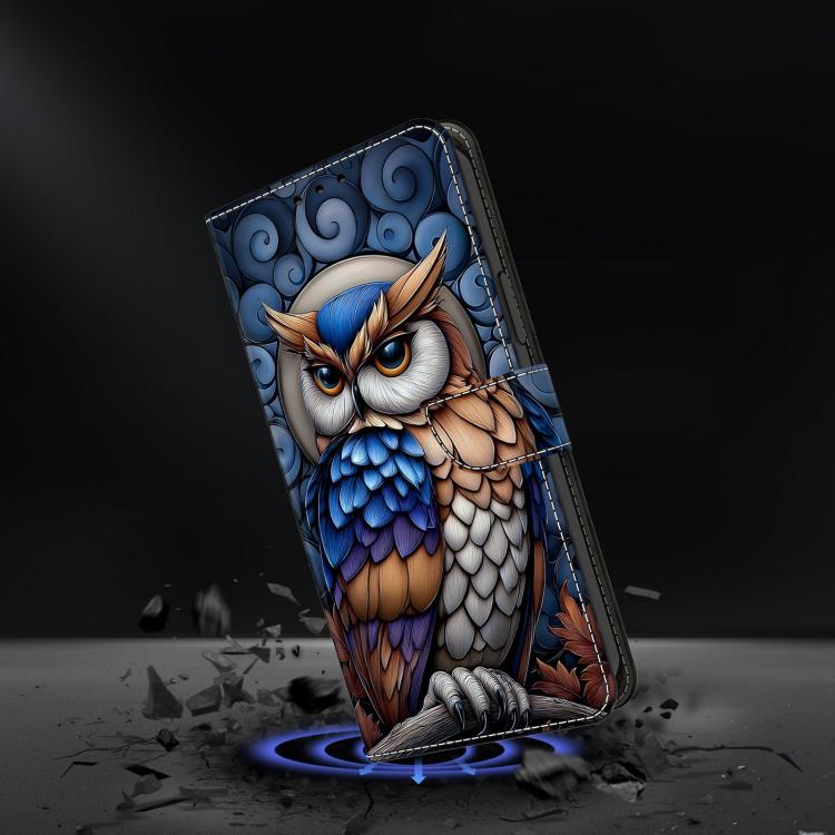 For Sony Xperia 1 VI Crystal-Like Painted Vegan Leather Phone Case