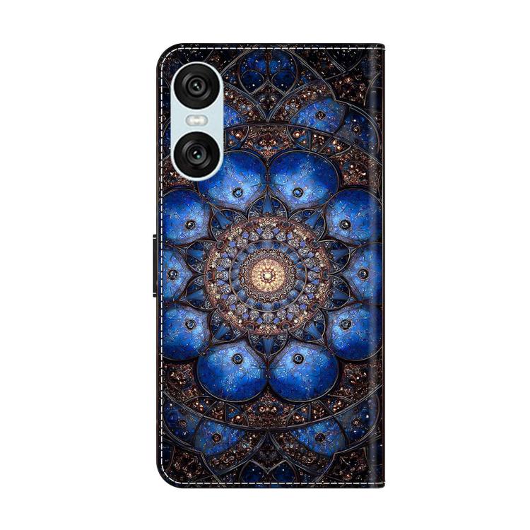 For Sony Xperia 10 VI Crystal-Like Painted Vegan Leather Phone Case