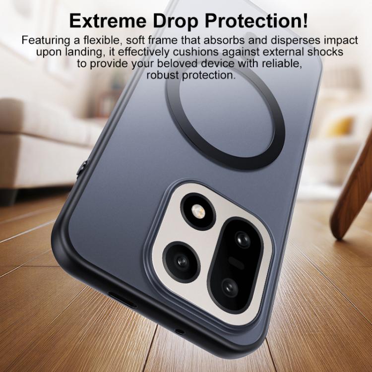 For OnePlus 15 Boundless Transparent Series Skin Feel Frosted Clear Magnetic Phone Case