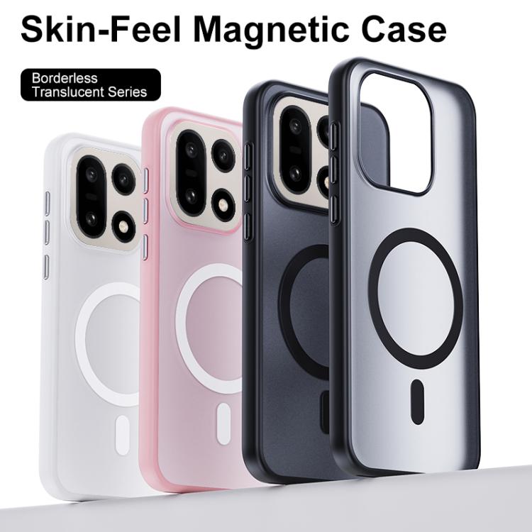 For OnePlus 15 Boundless Transparent Series Skin Feel Frosted Clear Magnetic Phone Case