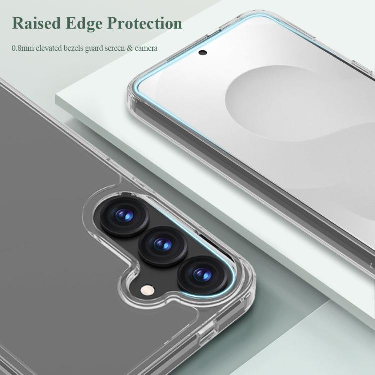 For Galaxy S24+ 5G LeReach TOC Clear Series Dual-Composite Armor TPU + Acrylic Shockproof Phone Case