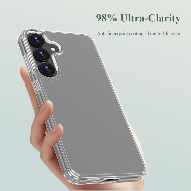 For Galaxy S24+ 5G LeReach TOC Clear Series Dual-Composite Armor TPU + Acrylic Shockproof Phone Case
