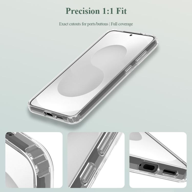 For Galaxy S24+ 5G LeReach TOC Clear Series Dual-Composite Armor TPU + Acrylic Shockproof Phone Case