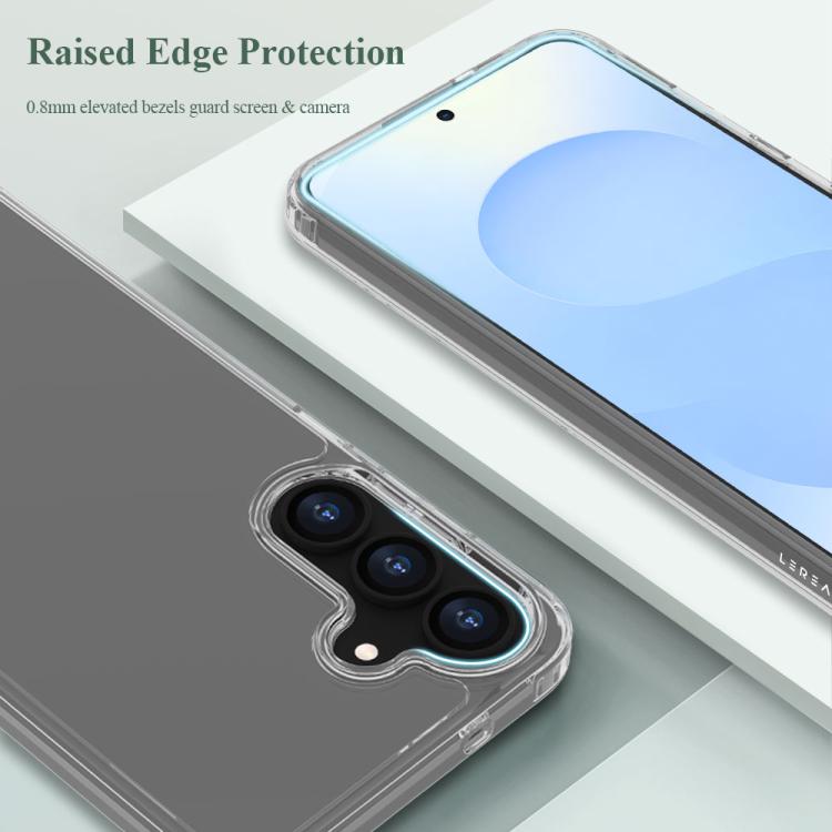 For Galaxy S25 FE 5G LeReach TOC Clear Series Dual-Composite Armor TPU + Acrylic Shockproof Phone Case