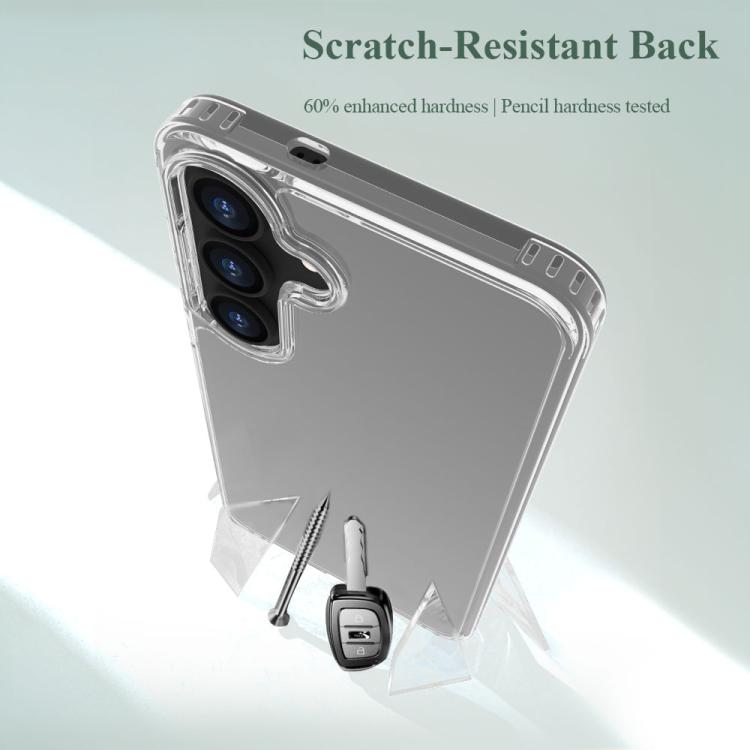 For Galaxy S25 FE 5G LeReach TOC Clear Series Dual-Composite Armor TPU + Acrylic Shockproof Phone Case