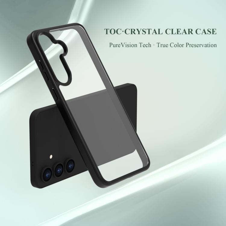 For Galaxy S25 FE 5G LeReach TOC Clear Series Dual-Composite Armor TPU + Acrylic Shockproof Phone Case