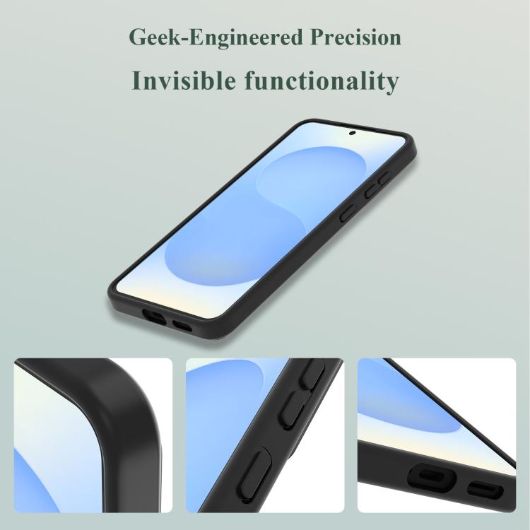 For Galaxy S25 FE 5G LeReach TOC Clear Series Dual-Composite Armor TPU + Acrylic Shockproof Phone Case