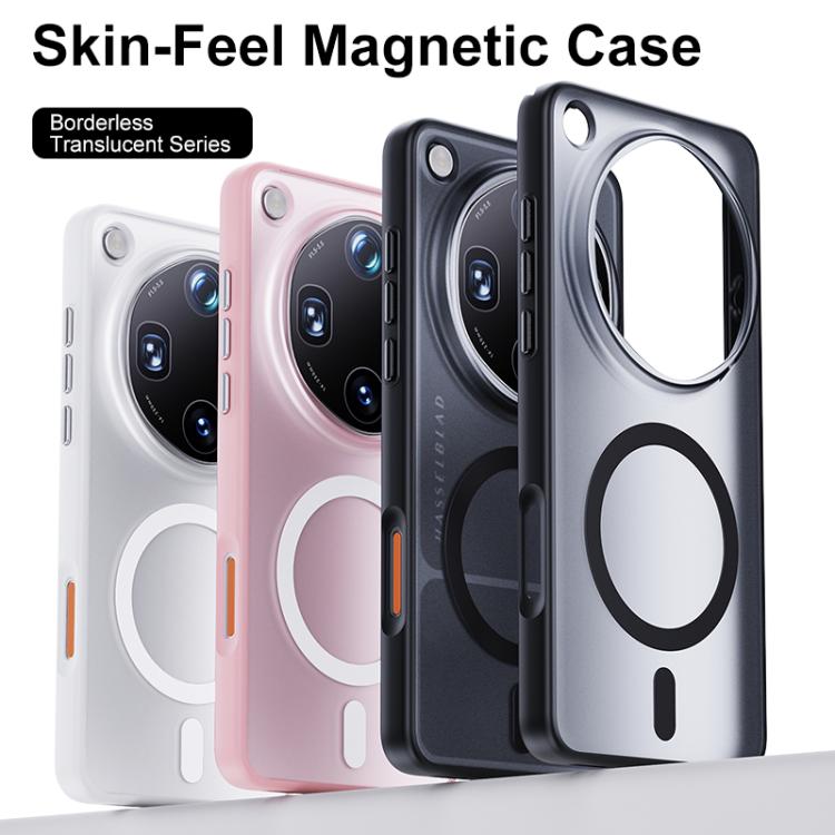 For OPPO Find X9 Ultra 5G Boundless Transparent Series Skin Feel Frosted Clear Magnetic Phone Case