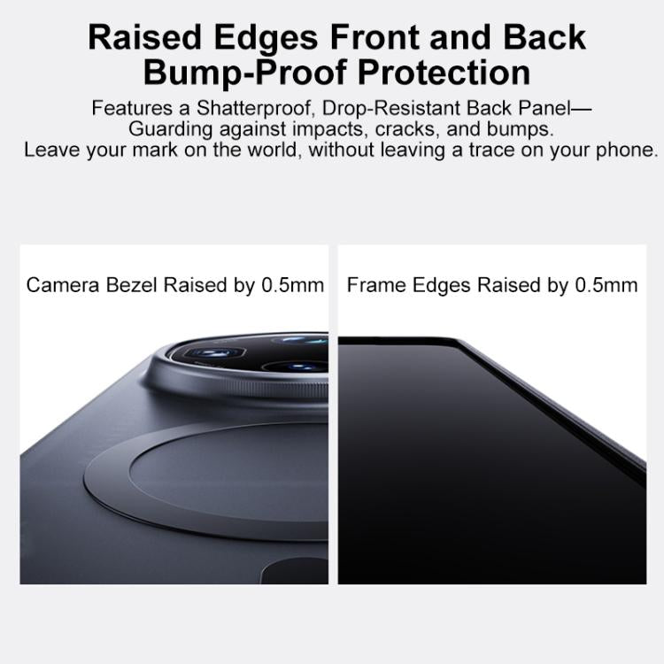 For OPPO Find X9 Ultra 5G Boundless Transparent Series Skin Feel Frosted Clear Magnetic Phone Case