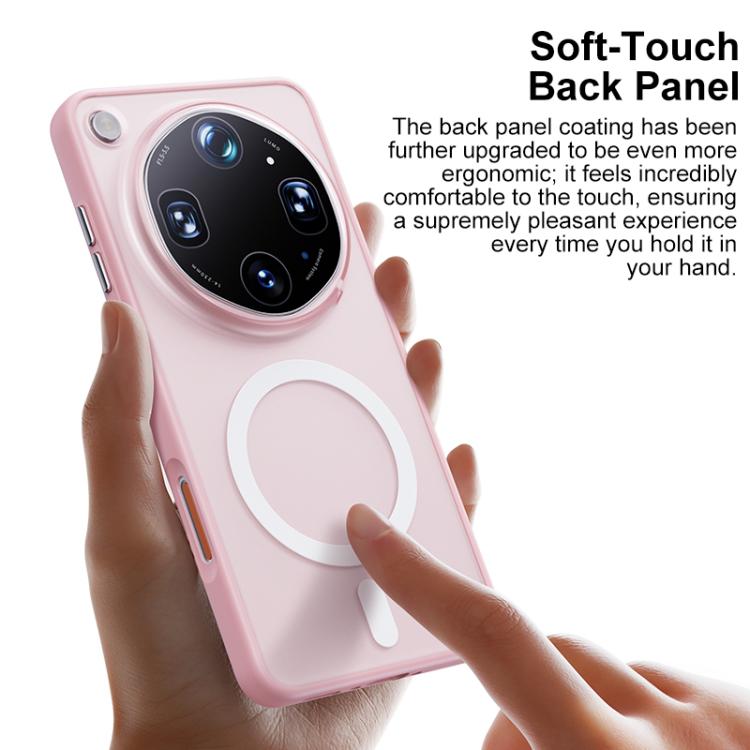 For OPPO Find X9 Ultra 5G Boundless Transparent Series Skin Feel Frosted Clear Magnetic Phone Case